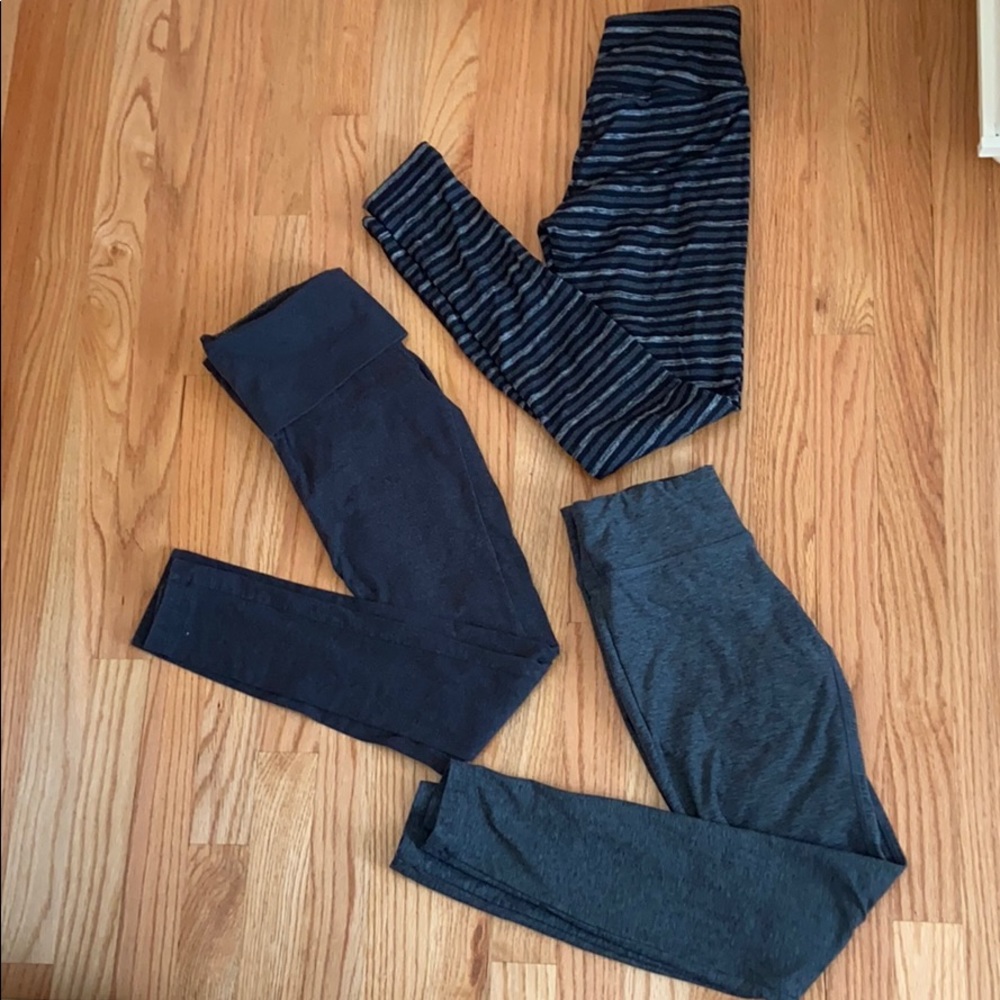 3 pack/bundle leggings